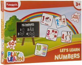 Funskool Play & Learn Let's Learn Numbers Puzzle (60 pieces)