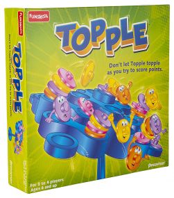 Funskool Games Topple - Strategy Balancing and Skill Game for 6Y+, 2 to 4 Players