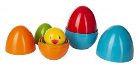 Giggles Nesting Eggs Infant Toddler Toys for Ages 12 and Above