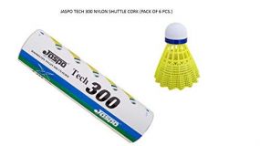 Jaspo Pro | Tech 300 Nylon Shuttle Cork(Pack of 6) | Nylon