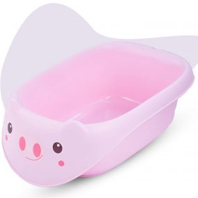 Baybee 3 in 1 Smart Clean Portable Anti Slip Bath Tub Pink