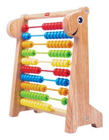 Giggles-Abacus, Multicolour Wooden Educational Toy, Early Math Skills, 3 Years & Above, Preschool Toys (1 piece)