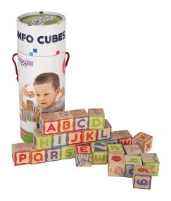 Giggles Infoqubes Educational Learning Blocks - Infant Toddler Toys for 3Y+