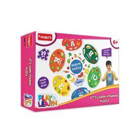 Funskool Play & Learn Let's Learn Vitamins Puzzle (39 Pieces)