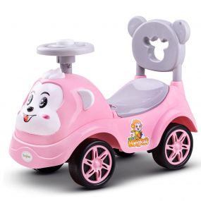 Baybee Monkey Baby Ride On/Kids Ride On Toys-Kids Ride On Push Car for Children Kids Toy Baby Car Suitable for Boys & Girls 1-3 Years (Pink)