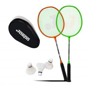 Jaspo Steel Voyager Badminton Set Red And Green Colour for Boys And Girls