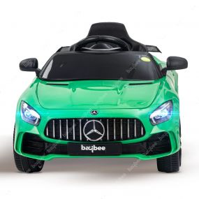 Baybee Spyder Rechargeable Battery-Operated Ride On Toy Car for Kids Baby, Electric Vehicle With Bluetooth, Usb Port, Aux, Seat Belt, 12V 2 Motors for Boys And Girls 2 To 5 Years (Green)