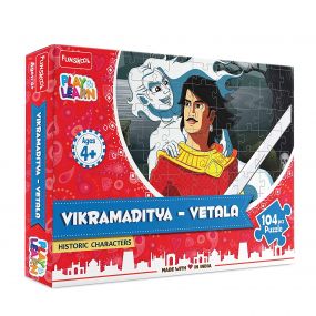Funskool Games Vikramaditya- Vetala 104 Pieces Puzzle