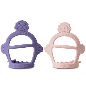 Baybee BPA Free Silicone Baby Wrist Teether for Kids 6 to 12 Months (Pack of 2)