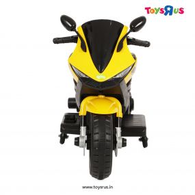 Baybee Scram Rechargeable Battery Operated Bike for Kids | (2-5 Years), Yellow