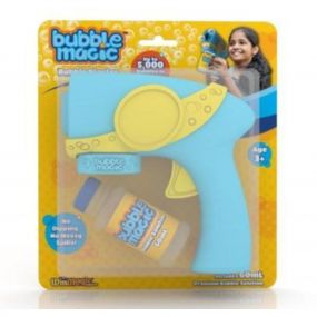 Bubble Magic Bubble Blaster With Premium Bubble Solution (Blue)