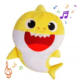 Baby Shark Plush 8 Inch Singing Baby Shark | Yellow