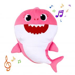 Baby Shark Plush Cuddle And Sing With Plush Toy 18 Inch Mommy Shark | Pink
