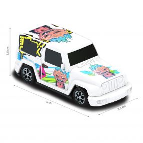 Crash'Ems Sabotage Pull Back Car for Kids 3 Years To 4 Years | Multicolor