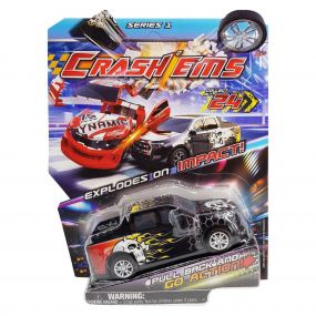 Crash'Ems Jolly Roger Pull Back Car for Kids 3 Years To 4 Years - Multicolor