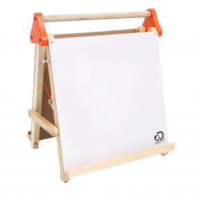 Discovery Kids Wooden 3 In 1 Tabletop Educational Easel Board