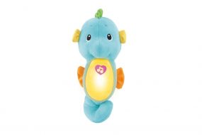 Fisher-Price Soothe & Glow Seahorse (Blue, Yellow) For Kids
