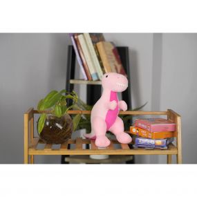 Furrendz Dynamic Pink Dino Plush Soft Toy (25.4 cm)