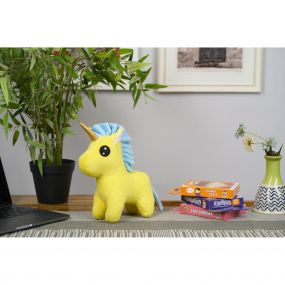 Furrendz 10 " Radiant Yellow Unicorn Plush Soft Toy for Kids