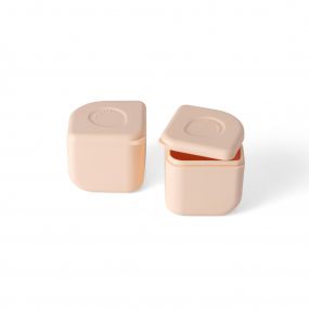 Miniware Leakproof Silipods Set of Two (Peach) for Kids 0 to 12 Months