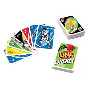 Mattel Games UNO Cricket Card Game (Includes 2 Special Rules)
