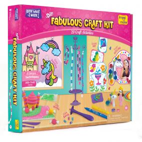 Imagimake Fabulous Craft Kit With 20 Craft Activities For Kids 5+