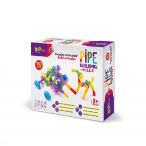 KIPA GAMING PIPE BUILDING PUZZLE 90PCS | Multicoloured