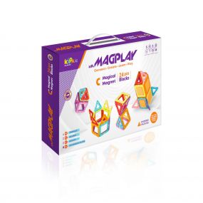 KIPA Magplay Magical Magnetic Blocks DIY Kids Toy Set - 24Pcs