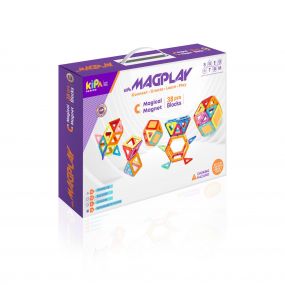 KIPA GAMING MAGPLAY MAGNETIC BLOCKS 38PCS | Multicoloured