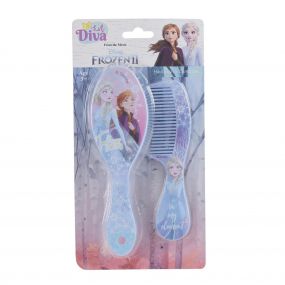 Li'l Diva Disney Frozen II Pack of 10-4 hairclips with Anna & Elsa Charm