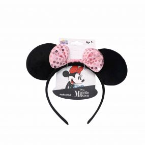 Lil Diva Minnie Mouse Black Headband for Girls 3 Years+