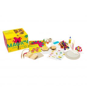 Magic4 Art And Craft Kit 4 in 1 Activities Home Decor | Multicolour