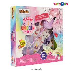 Mirada I Love Unicorn Create Magic Kit (includes Glow in the Dark Stickers)