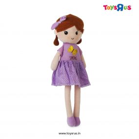 My Baby Excel Plush Doll with Bow (Violet Soft Toy)