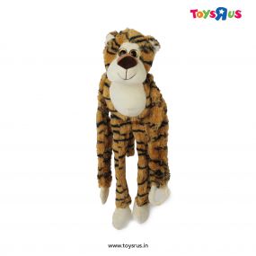Hanging Tiger Soft Toy Cuddly Plush with Velcro 23 cm