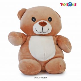 Cute Teddy Bear Plush with Embroidery Eyes | Brown 28cm