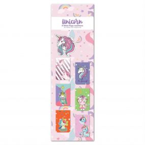 Epic Stuff Unicorn - Pack of 6 New Magnetic Bookmarks Small