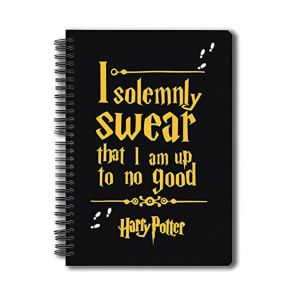 Harry Potter I Solemnly Swear A5 Wiro Notebook (150 Pages)