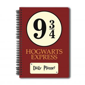 Epic Stuff Harry Potter Hogwarts 9 3/4 Daily Planner