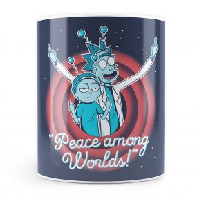 Epic Stuff Rick And Morty Peace Among World Magic Heat Sensitive Coffee Mug