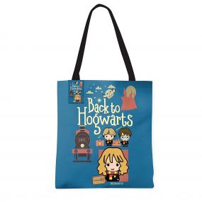 Harry Potter Back To Hogwarts Design Large Canvas Tote Bag