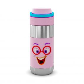 Rabitat Clean Lock Insulated Stainless Steel Bottle (Sizzle) | Pink