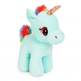 Mirada Soft Toy Standing Unicorn with Glitter Horn