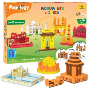 Imagimake 3D Puzzle Mapology Monuments of India, For 5Y+