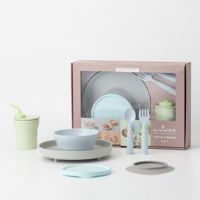 Miniware Little Foodie All-In-One Feeding Set, Little Hipster