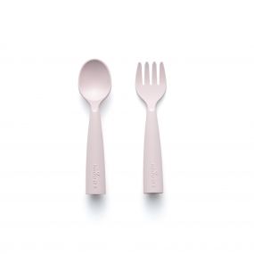 Miniware My First Cutlery Fork & Spoon Set - Cotton Candy (Made with Plants)