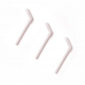 Everyday Use Cotton Candy Color Miniware Silicone Straw 3 Pack Set
