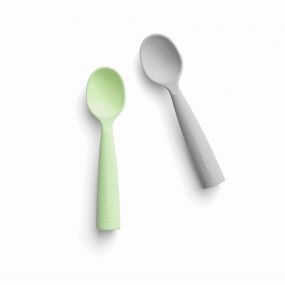 Miniware baby toddler training Eco-Friendly spoon set, Promotes Self Feeding ,Dishwasher Safe