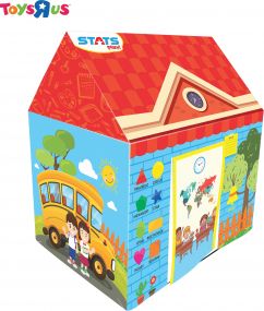 Stats Play School Theme Tent House for Kids (Multicolour)