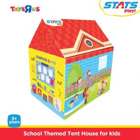 Stats Play School Theme Tent House for Kids (Multicolour)